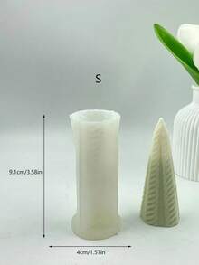 1 pieza Molde de silicona con forma de árbol de Navidad para bricolaje - Blanco - Ver 7