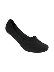 Women's Invisible Half Slipper - Selene - 7760.001 BLACK NUDE WHITE / 34 To 38 - Black - View 6