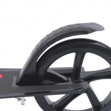 Foldable Scooter, Height Adjustable City Scooter, Double Brake Scooter With Storage Bag - 150 Kg Load Capacity, Black