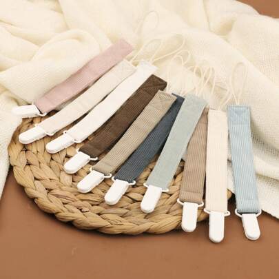 1pc Baby Pacifier Chain, Stylish Pacifier Clip & Plastic Pacifier Holder For Daily Use