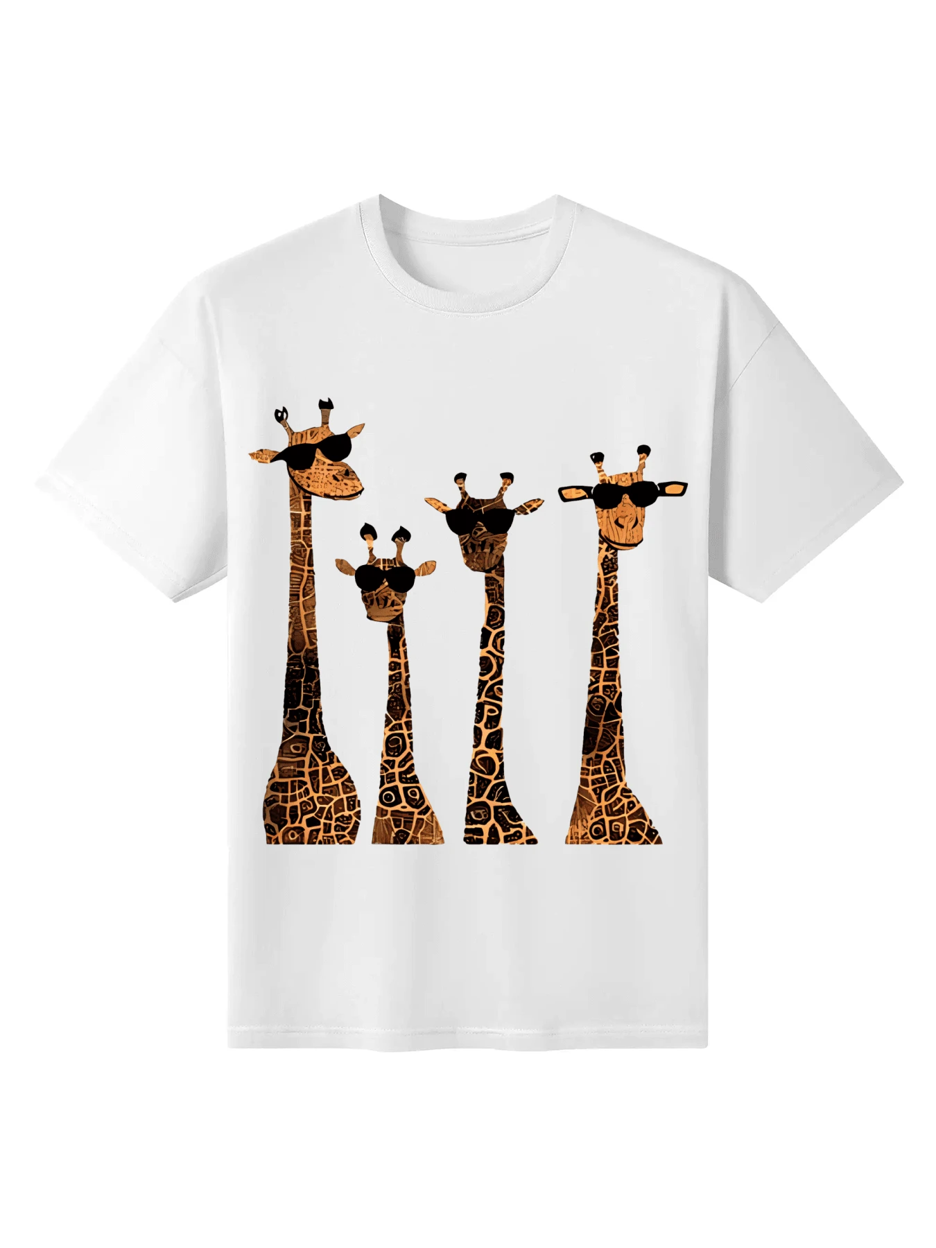 Payeah KurkuR Maglietta Da Uomo Una Giraffa-01 Tshirt Maniche Corte T-Shirt Girocollo - trắng - Xem 1