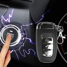 9Pcs Car One-Button Start Keyless, Entry Engine Start Alarm System Kit Push Button Remote Start Stop, For 12V Battery Car, Van, Pickup Truck, SUV - one-size - View 6