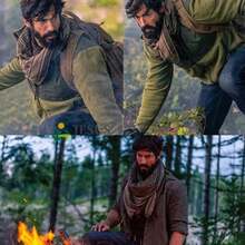 Bufanda Militar Arabe Shemagh Tactica Palestinas Algodón - Verde militar - Ver 7