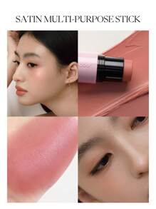JOOCYEE SATÉN Rubor multiusos S407 Rosa ahumado, apto para ojos y mejillas - S407 Rosa Ahumado - Ver 9