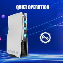 HONSON Cooling Fan, Cooler With 3 Upgraded Quiet Fans & Controller USB Port For Digital/Disc Edition - NOT Compatible With SLIM - Multicolor - View 4
