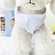 Uroczy kamizelka dla szczeniaka, oddychający kostium na Halloween dla kota i psa, odpowiedni dla średnich i małych zwierząt - Biały - Zobacz 5