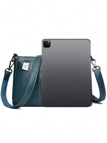 2024 New Luxury Soft Leather Women's Shoulder Bag, Brand Women's Wallet And Handbag, High-Quality Women's Handbag - Blue - View 6
