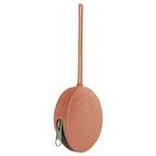 1 pieza Bolsa con cremallera portátil y grande para chupetes de niños y bebés, billetera de almacenamiento de monedas de silicona, fácil de llevar con gancho - Multicolor - Ver 11