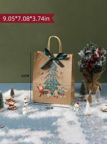 5 أكياس ورقة كرافت بطباعة هدية سانتا كلوز وشجرة عيد الميلاد ، أكياس تغليف الهدايا ، ديكورات عيد الميلاد للمنزل ، مستلزمات تغليف الهدايا ، مستلزمات تغليف الهدايا متعددة الأغراض ، هدايا عيد الميلاد الجديدة ديكورات عيد الميلاد ، ديكورات عيد الميلاد ، هدايا عيد الميلاد ، مستلزمات حفلة عيد الميلاد ، أكياس هدايا عيد الميلاد ، أكياس عيد الميلاد ، ملصقات عيد الميلاد - متعدد الألوان - مشاهدة 8