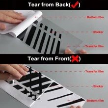 2PCS Car Creative Sticker Side Door Racing Stripes Graphics Auto Decoration Accessories For Audi A1 8X GB GBA Sportback Quattro Ego Plus TFSI E-Tron Urba