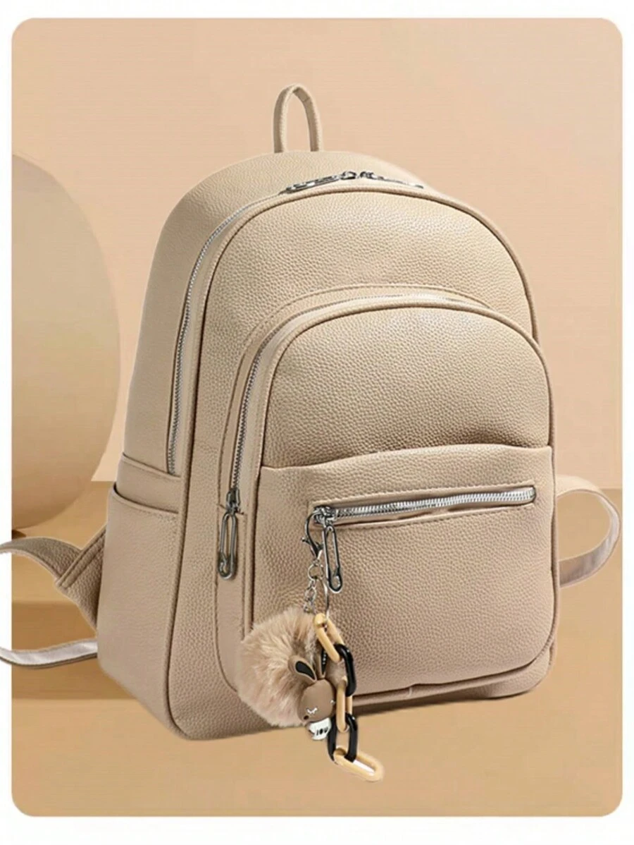 Wilson Bag Large Capacity Versatile And Stylish Backpack - Màu be - Xem 1