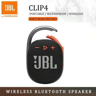 JBL CLIP 4 Bluetooth Speaker, IP67 Waterproof/10 Hours Playtime, Portable Mini Wireless Speaker For Outdoor Travel, Original JBL