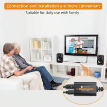 192kHz Digital To Analog Audio Converter SPDIF Optical Toslink To RCA Audio Adapter DAC For HD TV Set Top Box DVD - Black - View 5