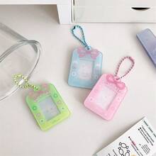 Móc khóa đựng thẻ Kpop Acrylic 3 inch Khung ảnh Thẻ học sinh Xe buýt - Nhiều màu - Xem 8