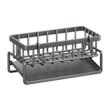 Kệ đựng đồ nhà bếp, Kệ đựng miếng bọt biển cho bồn rửa nhà bếp, Kệ đựng miếng bọt biển xà phòng rửa chén tự thoát nước cho quầy bar, Sắp xếp và lưu trữ nhà bếp, Phụ kiện thiết yếu cho gia đình - Nhiều màu - Xem 10