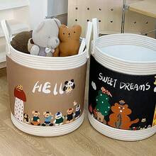Cartoon Kinder Schmutzwäsche Aufbewahrungseimer, waschbar, geruchlos für Zuhause, Auto, Kindergarten Halloween Dekor, Zimmer Dekoration, Weihnachtsdekorationen, Halloween, Halloween Dekorationen, Weihnachten, Halloween Dekor, Weihnachtsdekor, Herbstdekor, Weihnachtsdekor, Aufbewahrung, Organizer - Verschiedenfarbig - Übersicht 3