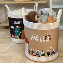 Cartoon Kinder Schmutzwäsche Aufbewahrungseimer, waschbar, geruchlos für Zuhause, Auto, Kindergarten Halloween Dekor, Zimmer Dekoration, Weihnachtsdekorationen, Halloween, Halloween Dekorationen, Weihnachten, Halloween Dekor, Weihnachtsdekor, Herbstdekor, Weihnachtsdekor, Aufbewahrung, Organizer - Verschiedenfarbig - Übersicht 1