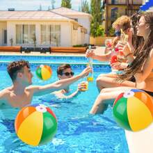 1 个经典彩虹沙滩球游泳池玩具球适合夏季海滩派对装饰球适合泳池、儿童泳池浮球、游泳池>游泳池、沙滩球>PVC、游泳池>游泳池、大沙滩球、沙滩球、球坑球、游泳池、游泳池>浮球、游泳池夏季海滩、沙滩玩具夏季 - 彩色 - 查看 6