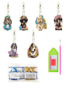 1set Diamond Painting Keychain