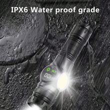 2pcs Rechargeable Flashlights High Lumen, Super Bright Magnetic Flash Light, Waterproof,Powerful Led Flashlight With Digital Power Display For Camping, Emergencies, Home - 2pcs - View 7
