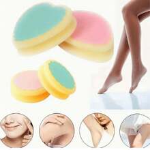 1pc Random Color Painless Hair Removal Sponge Pad, Reusable Tool - Multicolor - View 8