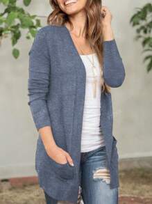 Suéter Cardigan Dama Comodo De Moda