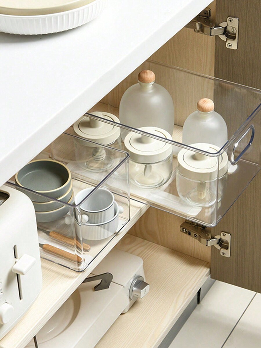 2pcs Plastic Drawer Track Accessories For Basket, Multiple Use