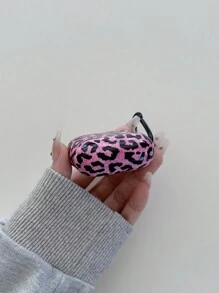 1 pieza Funda de silicona con estampado de leopardo en forma de corazón rosa compatible con Apple 1/2/3/Pro/Pro 2nd Gen, cubierta protectora antideslizante - Rosa Fucsia - Ver 6