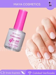 Esmalte fortalecedor de Uñas prosa 4 en 1 de ajo, esmalte para uñas debiles, uñas rotas, fortalece tus uñas, tratamiento para crecer uñas - Blanco - Ver 1