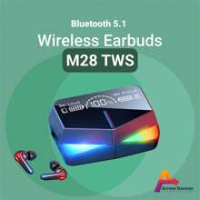 Bluetooth Gamer Headset Led Long-Lasting Charging Base - Black - View 2