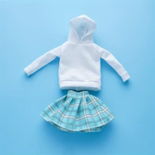 圣诞装饰 1 套时尚多色服装衬衫牛仔格子裙日常休闲装适合 11.5 英寸娃娃衣服娃娃配饰（不含娃娃） - 彩色 - 查看 14