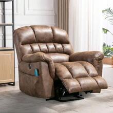 1pcs 42" Wide Oversize Power Lift Recliner Chair Multi-Angle Adjustment With Massage And Heating