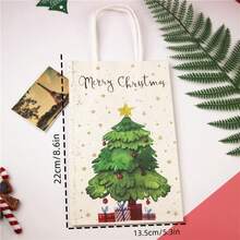 3PCS Cây thông Noel Họa tiết ngôi sao Túi giấy đựng quà Túi đựng kẹo Túi quà Đồ trang trí Giáng sinh Đồ trang trí Giáng sinh Quà tặng Giáng sinh Đồ dùng cho tiệc Giáng sinh Túi quà Giáng sinh Túi Giáng sinh Nhãn dán Giáng sinh - trắng - Xem 5