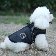 Adjustable Dog Jacket Suitable For Small, Medium And Large Dogs - Reflective Wool-Lined, Adjustable Buckles And Dual D-Ring Leash Attachment