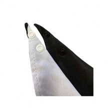 Pet Bandana For Weddings, Parties, With Tie, For Dogs And Cats - màu đen - Xem 2