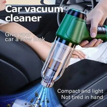 3-In-1 Cordless Vacuum Cleaner - Powerful Suction, Air Extraction And Blowing Function - Equipped With Long-Lasting Lithium Battery, Foam Filter And Accessory Kit, Suitable For Car And Home Cleaning - Green - View 3