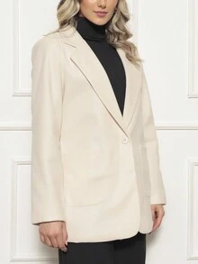 Sofia Fashion Coat Sweatshirt Overcoat Women Winter Fashion WOMEN'S COAT LONG CARDIGAN JACKET LONG JACKET STYLE LSE010 - 奶油色 - 查看 2