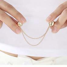 1 Giá đỡ tay áo từ tính, Kẹp tay áo sơ mi, Nút tay áo có thể điều chỉnh, Giá đỡ tay áo - Nhiều màu - Xem 3