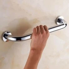 Handle Grab Bar For Bathroom 40cm Elderly Disabled Anti Fall Support - Bạc - Xem 3