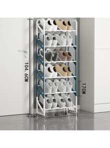 Shoe Racks 6 Pairs 14 Pairs And 10 Pairs Portable Shoe Storage Organizer Lightweight Portable Easy To Assemble - trắng - Xem 6