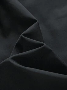 Men's Lightweight Hooded Printed Jacket - Black - View 9