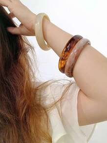 1 pièce Bracelet élastique avec perles en forme de larme, convient pour le port lors des vacances et des fêtes
