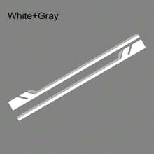 2PCS Car Creative Sticker Side Door Racing Stripes Graphics Auto Decoration Accessories For Audi A1 8X GB GBA Sportback Quattro Ego Plus TFSI E-Tron Urba