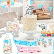 12 Chai Kẹo - Quà Tặng Tiệc Tắm Em Bé Bằng Nhựa, Hộp Đựng Hình Chai Sữa Mini Đựng Kẹo, Đồ Ăn Nhẹ Và Quà Tặng Trang Trí Tiệc Tắm Em Bé Cho Gia Đình - Nhiều màu - Xem 2
