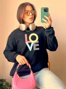 Women Sweatshirts - màu đen - Xem 2