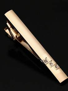 1pc Luxury Gold-Color Tie Clip, Business Formal Suit Accessory For Men - Tie Clip - View 16