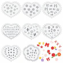 1pc Mini Silicone Polymer Clay Mold For Jewelry Earring Making, Cutter