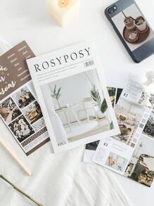 1入組混合圖案什錦貼紙書時尚多用途筆記本貼紙套裝適用於DIY工藝、裝飾、手帳