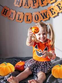 2 种尺寸南瓜抱枕蓬松南瓜形枕头超级南瓜毛绒玩具可爱南瓜枕头 3D 形南瓜装饰适用于汽车卧室沙发家居 - 彩色 - 查看 7