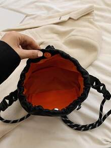 Túi đeo vai nam bằng da thật, Túi đeo chéo ngực thời trang đơn giản Túi da bò, Lớp da trên cùng Thời trang Phong cách giản dị Halloween Quà tặng giáo viên Giáng sinh Túi đại học Túi đi học Túi đeo chéo cho nam Túi đeo chéo cho nam Túi quà tặng nam cho nam Túi đeo chéo cho nam Túi quà tặng Giáng sinh cho nam Túi nam - màu đen - Xem 7